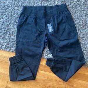 New with Tags Michael Stars Black Cotton Elastic Cuff Pants Size XS